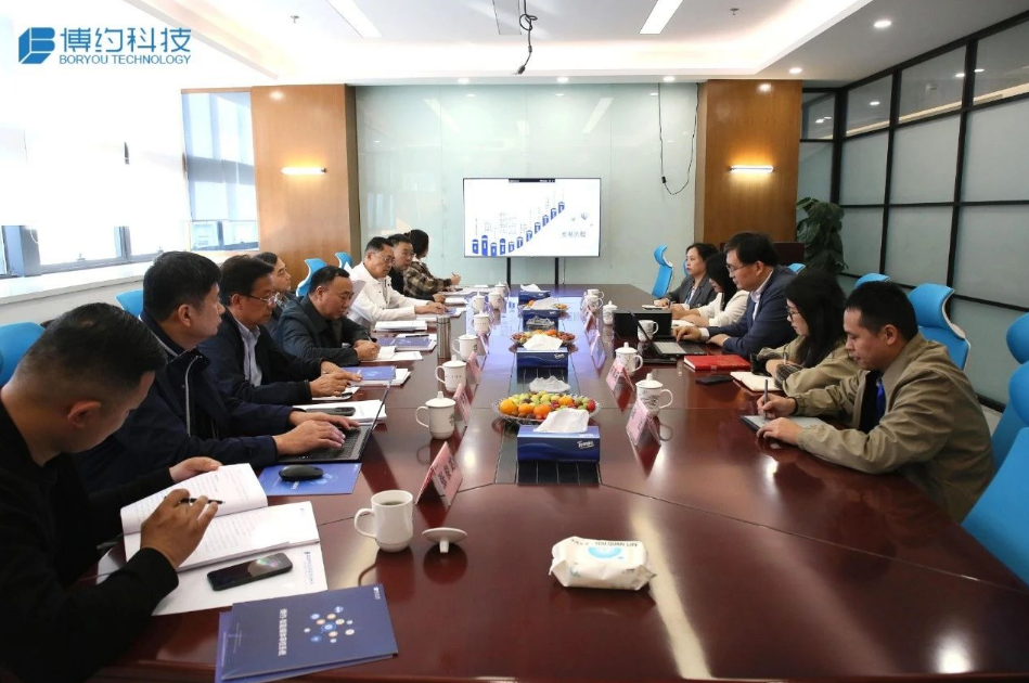 走进博约 | 安徽省互联网产业发展促进会主席车敦安莅临博约科技进行深度交流